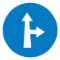 Compulsory Ahead or Turn Right