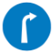 Compulsory Turn Right Ahead